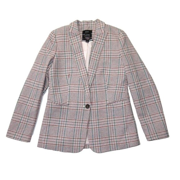 Women's Plaid Blazer - Picture 1 of 6